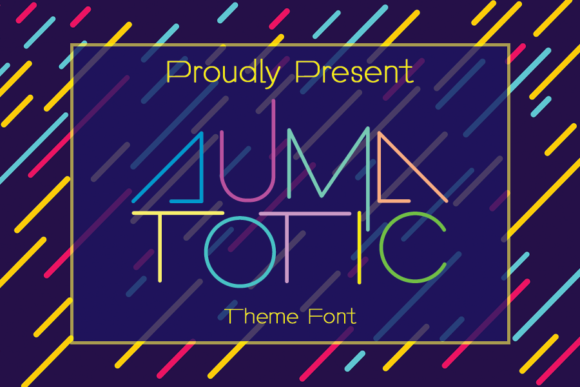 Automatic Font: A Modern Display Typeface for Business Branding