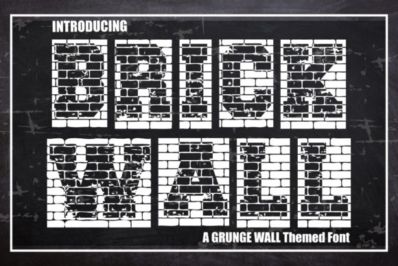 Brick Wall Font: Bold Typography for Stronger Campaigns