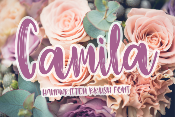Camila Font: A Creative Display Typeface for Strong Visual Campaigns