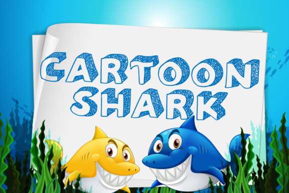 Cartoon Shark Font: A Playful Display Typeface for Creative Makers