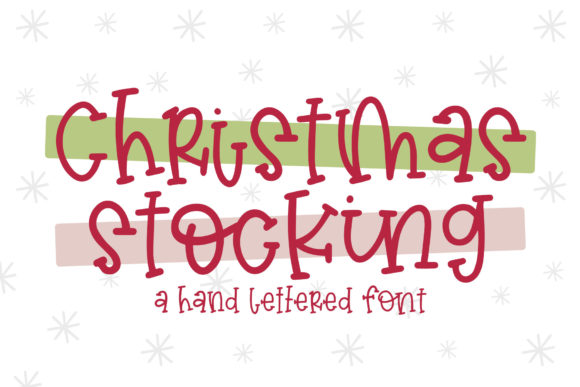 Christmas Stocking Font Adds Quirky Charm to Branding Projects
