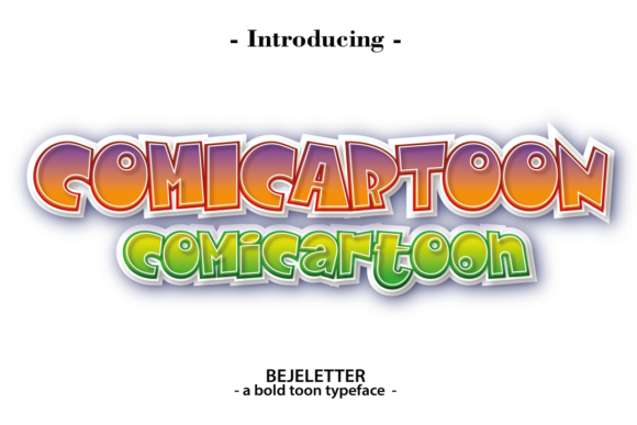 Comicartoon: A Nostalgic Display Font for Creative Designs