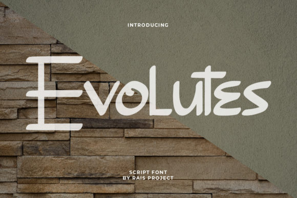 Evolutes Font: A Quirky Display Typeface for Editorial Design