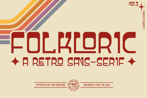 Folkloric Display Font for Creative Branding Projects