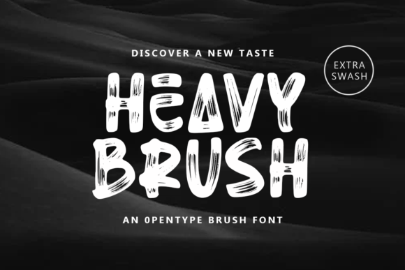 Heavy Brush Font for Bold Branding and Street-Style Designs