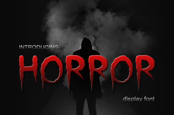 Horror Font: A Spooky Display Typeface for Creative Branding