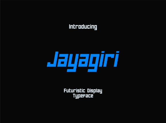 Jayagiri Font for Strong, Modern Branding