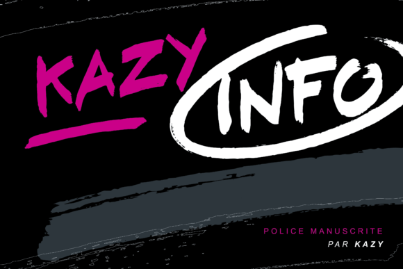 KAZYinfo Display Font for Small Business Branding