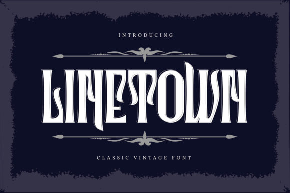 Linetown Display Font for Stylish Craft Projects
