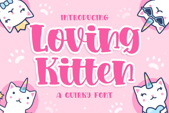 Loving Kitten Font for a Memorable Brand Identity