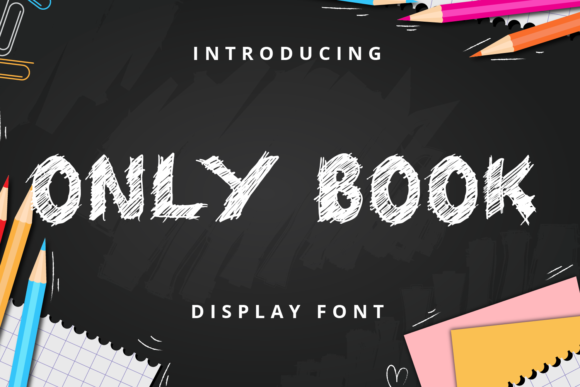 Only Book Font for Makers and Creative Product Designers