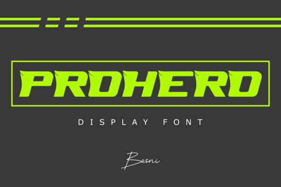 Prohero Display Font: Elevate Your Craft Projects