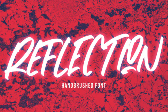 Reflection Display Font for Editorial Design