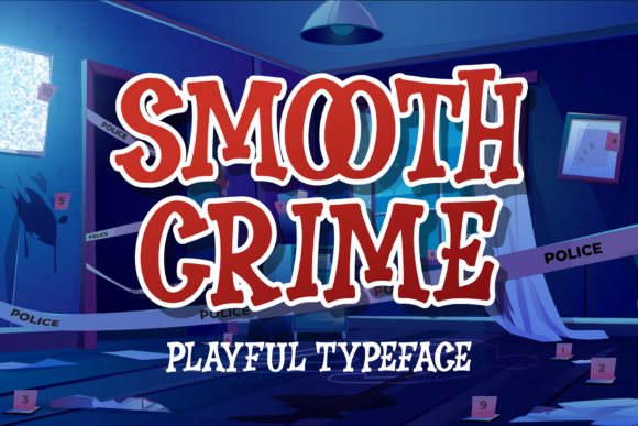 Smooth Crime Font: A Bold Display Typeface for Marketers