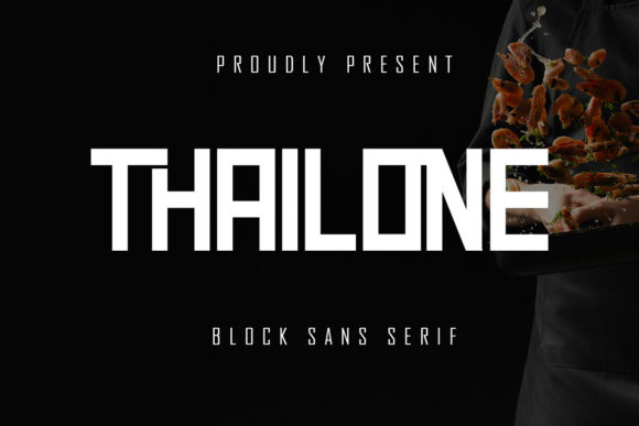 Thailone Font: A Professional Display Typeface for Small Business Branding