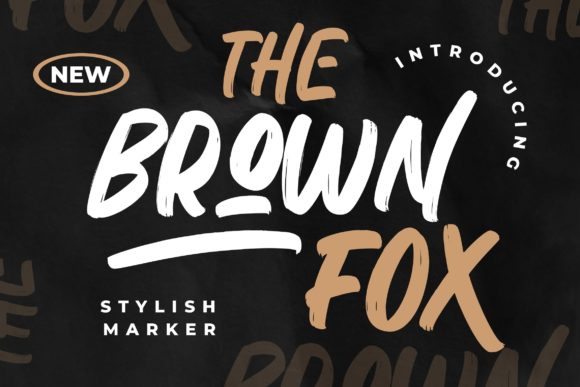 The Brown Fox Font: A Bold Choice for Business Branding