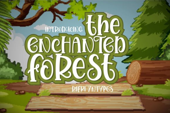 The Enchanted Forest Font: A Playful Display Type for Creative Projects