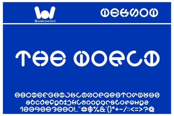 The World Font: A Bold Display Type for Creative Projects