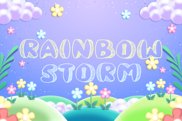 Using the Rainbow Storm Font for Modern Web Design
