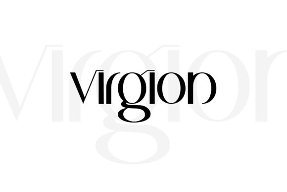 Virgion Font: A Polished Display Typeface for Small Business Branding