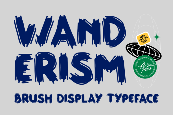 Wanderism Font: A Neo-Graffiti Display Typeface for Editorial Design
