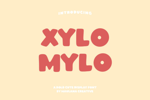 Xylomylo Font for Editorial Design and Creative Typography
